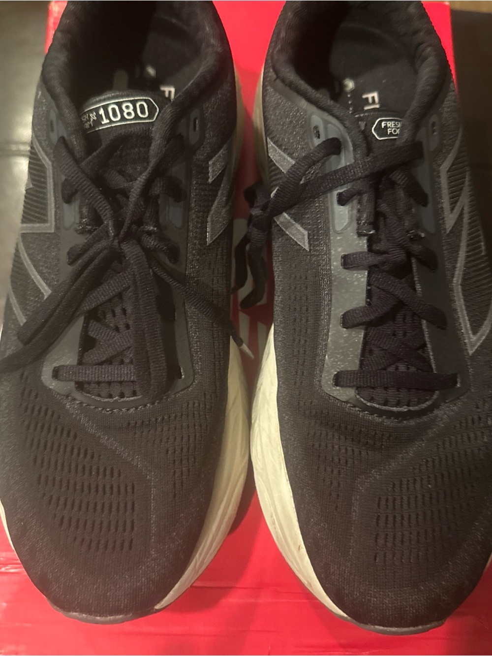 New Balance Men's 1080 Running Shoes in Black and White